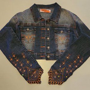 APOLLO BLUE DENIM JACKET FADED LOOK